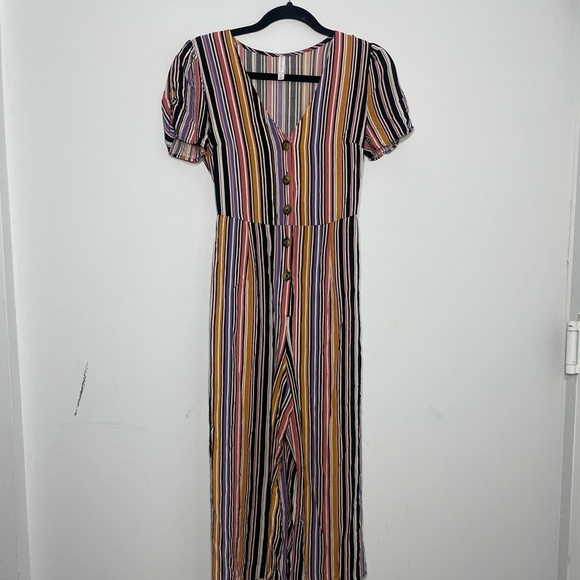 Lightweight Stripe Romper - Picture 2 of 6